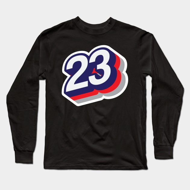 23 Long Sleeve T-Shirt by MplusC